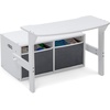 image:imageDelta Children MySize Kids Convertible Activity Bench  Greenguard Gold Certified Bianca WhiteBianca White