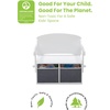 image:imageDelta Children MySize Kids Convertible Activity Bench  Greenguard Gold Certified Bianca WhiteBianca White
