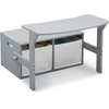 image:imageDelta Children MySize Kids Convertible Activity Bench  Greenguard Gold Certified Bianca WhiteGrey
