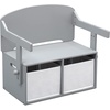 image:imageDelta Children MySize Kids Convertible Activity Bench  Greenguard Gold Certified Bianca WhiteGrey