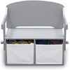 image:imageDelta Children MySize Kids Convertible Activity Bench  Greenguard Gold Certified Bianca WhiteGrey