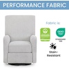 image:imageDelta Children Nest Nursery Swivel Recliner  Fabric is GREENGUARD Gold Certified and OekoTEX Standard 100  Upholstered in a Unique Chenille Yarn for Blanket Like Softness FogFog
