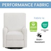 image:imageDelta Children Nest Nursery Swivel Recliner  Fabric is GREENGUARD Gold Certified and OekoTEX Standard 100  Upholstered in a Unique Chenille Yarn for Blanket Like Softness FogOyster