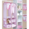 image:imageDelta Children Nursery Storage 24 Piece Set  Easy StorageOrganization Solution  Keeps Bedroom Nursery amp Closet Clean PinkPink