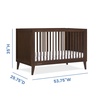 image:imageDelta Children Ollie 4in1 Convertible Crib  Greenguard Gold Certified Walnut EspressoWalnut Espresso
