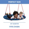 image:imageDelta Children PAW Patrol 40Inch Saucer Swing for Kids  Attaches to Swing Sets or Trees  Includes All Necessary Hanging Hardware amp Rope
