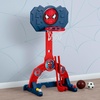image:imageDelta Children PAW Patrol 4in1 Sports Center  Adjustable Easy Score Basketball Hoop SoccerHockey Net and Golf Game BlueMarvel Spiderman