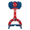 image:imageDelta Children PAW Patrol 4in1 Sports Center  Adjustable Easy Score Basketball Hoop SoccerHockey Net and Golf Game BlueMarvel Spiderman