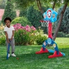image:imageDelta Children PAW Patrol 4in1 Sports Center  Adjustable Easy Score Basketball Hoop SoccerHockey Net and Golf Game BluePaw Patrol