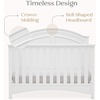 image:imageDelta Children Perry 6in1 Convertible Crib  Greenguard Gold Certified Moonstruck GreyBianca White