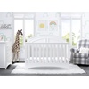 image:imageDelta Children Perry 6in1 Convertible Crib  Greenguard Gold Certified Moonstruck GreyBianca White