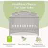 image:imageDelta Children Perry 6in1 Convertible Crib  Greenguard Gold Certified Moonstruck GreyMoonstruck Grey
