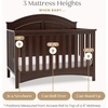 image:imageDelta Children Perry 6in1 Convertible Crib  Greenguard Gold Certified Moonstruck GreyWalnut Espresso