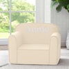 image:imageDelta Children Personalized Cozee Chair  Customize with Name  Foam Kids Chair for Ages 18 Months and Up Hot PinkOatmeal