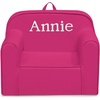 image:imageDelta Children Personalized Cozee Chair  Customize with Name  Foam Kids Chair for Ages 18 Months and Up SageHot Pink