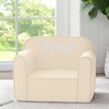 image:imageDelta Children Personalized Cozee Chair  Customize with Name  Foam Kids Chair for Ages 18 Months and Up SageOatmeal