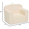 image:imageDelta Children Personalized Cozee Chair  Customize with Name  Foam Kids Chair for Ages 18 Months and Up SageOatmeal