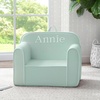 image:imageDelta Children Personalized Cozee Chair  Customize with Name  Foam Kids Chair for Ages 18 Months and Up SageSage