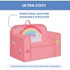 image:imageDelta Children Personalized Mix amp Match Cozee Kids Chair with Interchangeable Patches RainbowRainbow