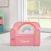 image:imageDelta Children Personalized Mix amp Match Cozee Kids Chair with Interchangeable Patches RainbowRainbow