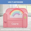 image:imageDelta Children Personalized Mix amp Match Cozee Kids Chair with Interchangeable Patches RainbowRainbow