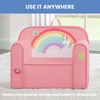 image:imageDelta Children Personalized Mix amp Match Cozee Kids Chair with Interchangeable Patches RainbowRainbow