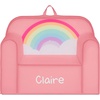 image:imageDelta Children Personalized Mix amp Match Cozee Kids Chair with Interchangeable Patches RainbowRainbow