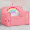 image:imageDelta Children Personalized Mix amp Match Cozee Kids Chair with Interchangeable Patches RainbowRainbow