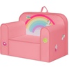 image:imageDelta Children Personalized Mix amp Match Cozee Kids Chair with Interchangeable Patches RainbowRainbow