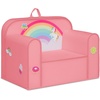 image:imageDelta Children Personalized Mix amp Match Cozee Kids Chair with Interchangeable Patches RainbowRainbow