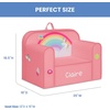 image:imageDelta Children Personalized Mix amp Match Cozee Kids Chair with Interchangeable Patches RainbowRainbow