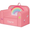 image:imageDelta Children Personalized Mix amp Match Cozee Kids Chair with Interchangeable Patches RainbowRainbow