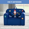image:imageDelta Children Personalized Mix amp Match Cozee Kids Chair with Interchangeable Patches RainbowSpace