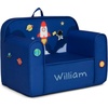 image:imageDelta Children Personalized Mix amp Match Cozee Kids Chair with Interchangeable Patches RainbowSpace