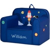 image:imageDelta Children Personalized Mix amp Match Cozee Kids Chair with Interchangeable Patches RainbowSpace