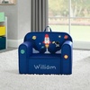 image:imageDelta Children Personalized Mix amp Match Cozee Kids Chair with Interchangeable Patches RainbowSpace