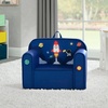 image:imageDelta Children Personalized Mix amp Match Cozee Kids Chair with Interchangeable Patches RainbowSpace
