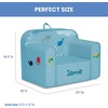 image:imageDelta Children Personalized Mix amp Match Cozee Kids Chair with Interchangeable Patches RainbowUnderwater