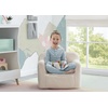 image:imageDelta Children Personalized Sherpa Cozee Chair  Customize with Name  Foam Kids Chair for Ages 18 Months and Up Hot PinkCream