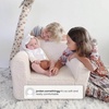 image:imageDelta Children Personalized Sherpa Cozee Chair  Customize with Name  Foam Kids Chair for Ages 18 Months and Up Hot PinkCream