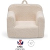 image:imageDelta Children Personalized Sherpa Cozee Chair  Customize with Name  Foam Kids Chair for Ages 18 Months and Up Hot PinkCream