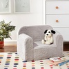 image:imageDelta Children Personalized Sherpa Cozee Chair  Customize with Name  Foam Kids Chair for Ages 18 Months and Up Hot PinkGrey