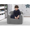 image:imageDelta Children Personalized Sherpa Cozee Chair  Customize with Name  Foam Kids Chair for Ages 18 Months and Up Hot PinkGrey Mink Velvet