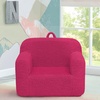 image:imageDelta Children Personalized Sherpa Cozee Chair  Customize with Name  Foam Kids Chair for Ages 18 Months and Up Hot PinkHot Pink