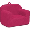 image:imageDelta Children Personalized Sherpa Cozee Chair  Customize with Name  Foam Kids Chair for Ages 18 Months and Up Hot PinkHot Pink