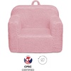 image:imageDelta Children Personalized Sherpa Cozee Chair  Customize with Name  Foam Kids Chair for Ages 18 Months and Up Hot PinkPink