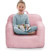 image:imageDelta Children Personalized Sherpa Cozee Chair  Customize with Name  Foam Kids Chair for Ages 18 Months and Up Hot PinkPink