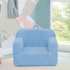 image:imageDelta Children Personalized Sherpa Cozee Chair  Customize with Name  Foam Kids Chair for Ages 18 Months and Up Hot PinkPowder Blue