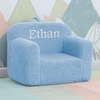 image:imageDelta Children Personalized Sherpa Cozee Chair  Customize with Name  Foam Kids Chair for Ages 18 Months and Up Hot PinkPowder Blue