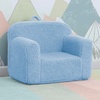image:imageDelta Children Personalized Sherpa Cozee Chair  Customize with Name  Foam Kids Chair for Ages 18 Months and Up Hot PinkPowder Blue